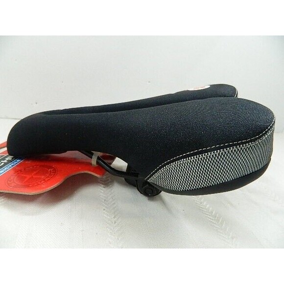Schwinn Bicycle Seat Extra Soft Medium Wide Comfort, Cut Away Center Channel - Picture 10 of 11